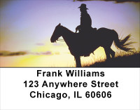 Roundup At Sunrise Address Labels | LBANJ-13