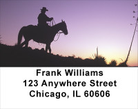 Roundup At Sunrise Address Labels | LBANJ-13