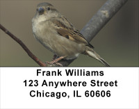 Sparrow In Spring Address Labels | LBANJ-17