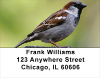 Sparrow In Spring Address Labels | LBANJ-17