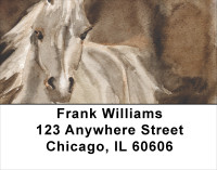 Horse Paintings Address Labels | LBANJ-34