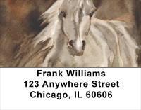 Horse Paintings Address Labels | LBANJ-34