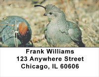 Quail Closeups Address Labels | LBANJ-60