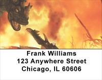 Fire Breathing Dragons Address Labels | LBANK-04