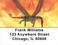 Fire Breathing Dragons Address Labels | LBANK-04