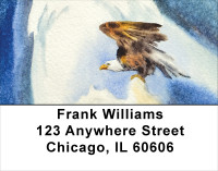 American Eagle In Watercolor Address Labels | LBANK-06