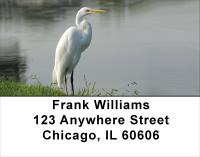 Great White Egret Address Labels | LBANK-45
