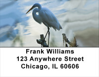 Great White Egret Address Labels | LBANK-45
