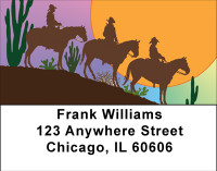 Cowboys Cowgirls Love Address Labels | LBBBA-02