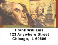 Founding Fathers Address Labels | LBBBA-37