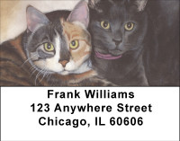 Affectionate Cats Address Labels