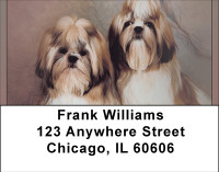 Shih Tzu Portraits Address Labels | LBBBB-25