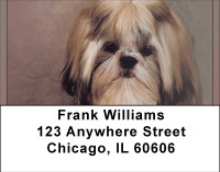 Shih Tzu Portraits Address Labels | LBBBB-25