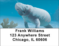 Magnificent Manatee Address Labels | LBBBB-37