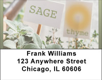 Growing Herbs Address Labels | LBBBC-13
