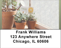 Growing Herbs Address Labels | LBBBC-13