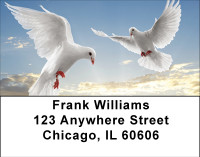 On The Wings Of A Dove Address Labels | LBBBC-59