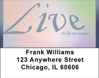 Words To Live By Address Labels | LBBBC-69