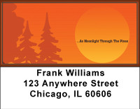 As Moonlight Through The Pines Address Labels