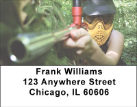 Paintball Wars Address Labels