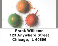 Paintballs Address Labels | LBBBD-07