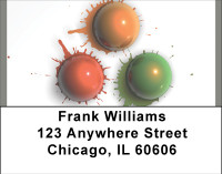 Paintballs Address Labels | LBBBD-07