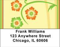 Warm Spring Florals Address Labels