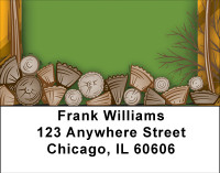 Behind The Woodpile Address Labels | LBBBD-45