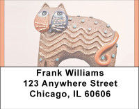 Artistic Cats Address Labels | LBBBD-84