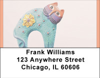 Artistic Cats Address Labels | LBBBD-84