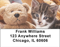 Kitten Cuddles Address Labels | LBBBD-85