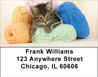 Sew Playful Kittens Address Labels