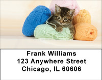 Sew Playful Kittens Address Labels | LBBBD-88