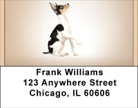 Fox Terrier Portraits Address Labels | LBBBD-92