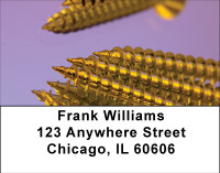 Golden Screws Address Labels | LBBBE-30