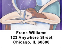 A Day At The Spa Address Labels | LBBBE-93