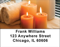 Candlelight Spa Address Labels | LBBBE-94