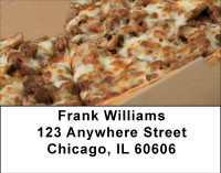 Delivery Pizza Address Labels | LBBBF-56