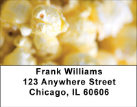 Popcorn Puffs Address Labels | LBBBF-59