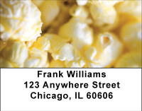 Popcorn Puffs Address Labels | LBBBF-59