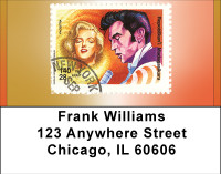 Elvis And Marilyn Stamp Address Labels