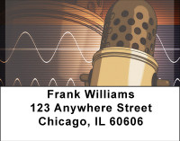 Microphone Madness Address Labels | LBBBF-89