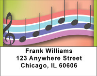 Rainbows Of Music Address Labels | LBBBF-95