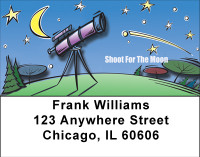 Shoot For The Moon Address Labels