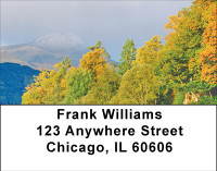 Fall In The Mountains Address Labels | LBBBG-75