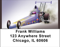 Dragster Racing Address Labels