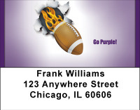 Go Big Purple Address Labels