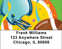 Tailgate Football Party Address Labels
