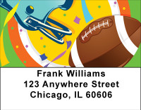 Tailgate Football Party Address Labels | LBBBH-09