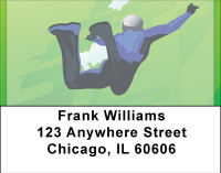 Skydiving Dreams Address Labels | LBBBH-29